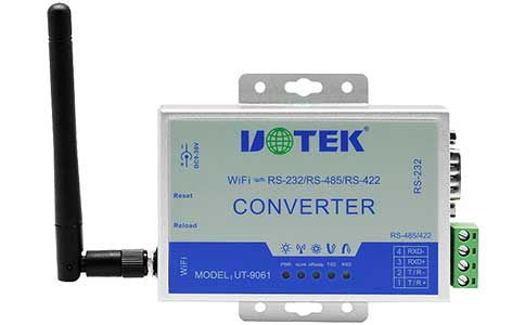 工業(yè)串口RS-232/485/422轉(zhuǎn)TCP/IP無(wú)線(xiàn)（WIFI）接口轉(zhuǎn)換器-UT-9061A 無(wú)線(xiàn)WIFI轉(zhuǎn)換器